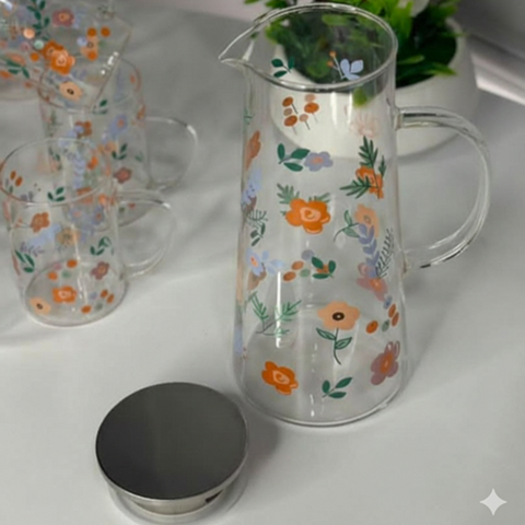 Image of طقم شربات فلوري 7 قطع