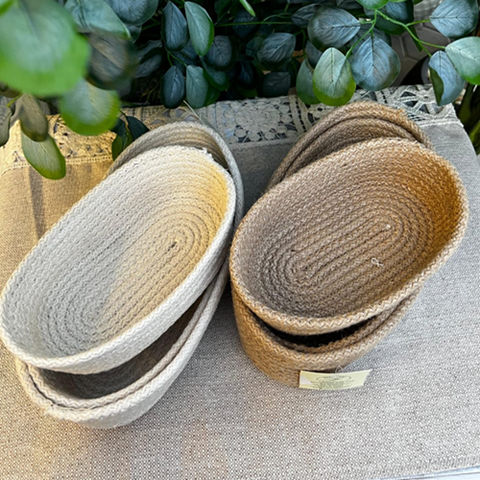 Image of طقم سلة منسوجة 3 قطع