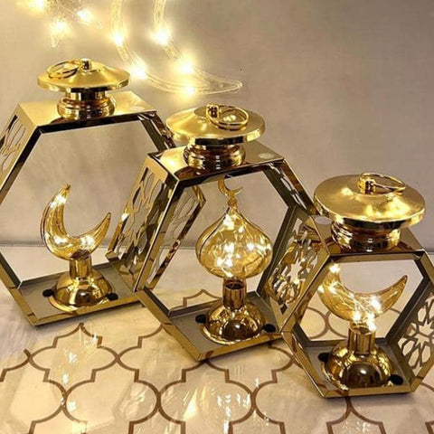 Image of طقم فوانيس مضيئة 3 قطع