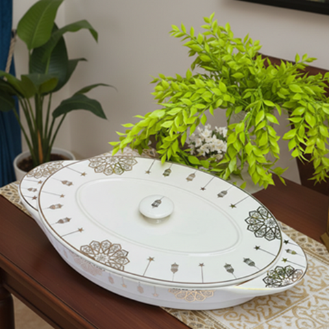 Image of طاجن بورسلين برسومات رمضانية