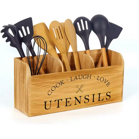 Image of منظم أدوات الطبخ + حامل للمناديل