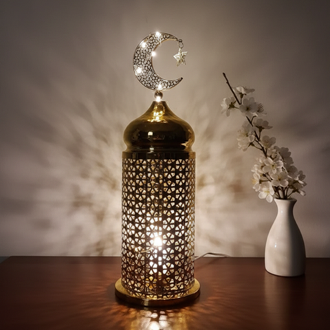 Image of فانوس معدن جولد