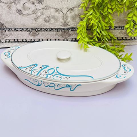 Image of طاجن بورسلين برسومات رمضانية