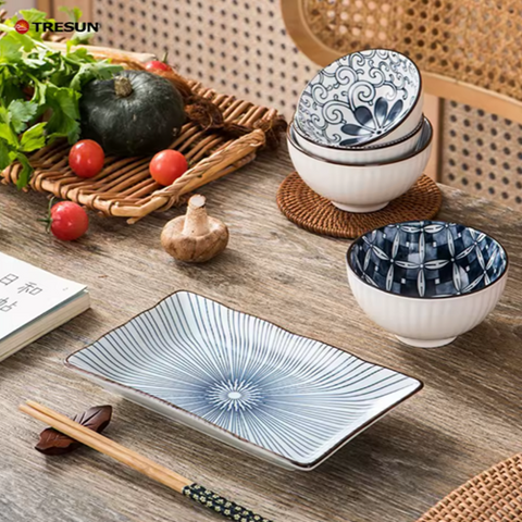 Image of طقم 4 بولات بورسلين + سرفيس