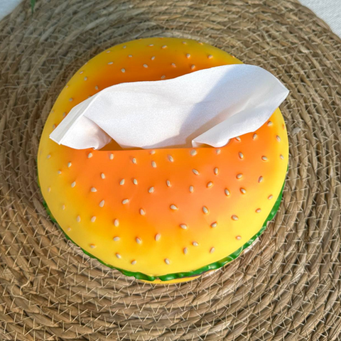 Image of علبة مناديل شكل برجر