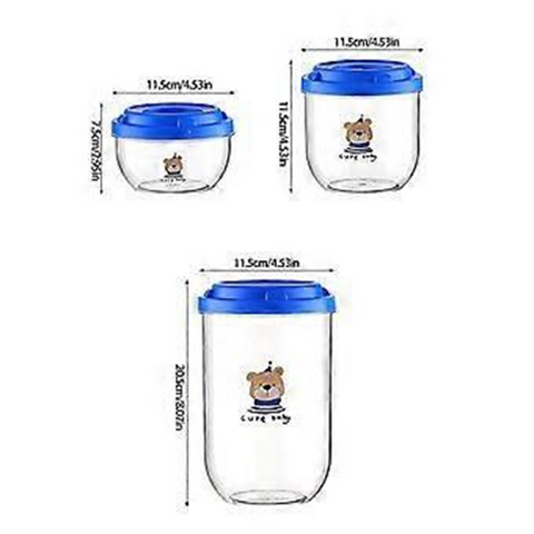 Image of طقم علب شكل دب 3 قطع