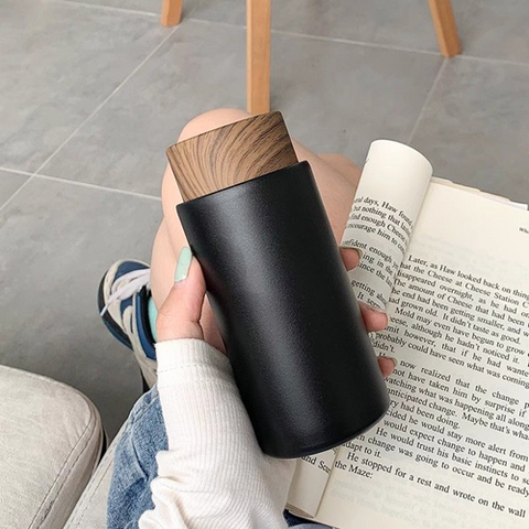 Image of ترمس ميني بغطاء خشبي