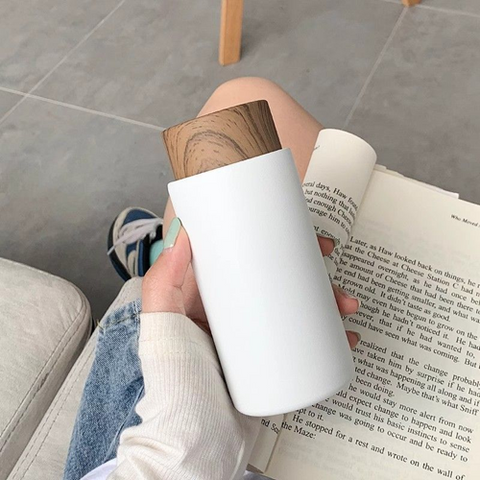 Image of ترمس ميني بغطاء خشبي