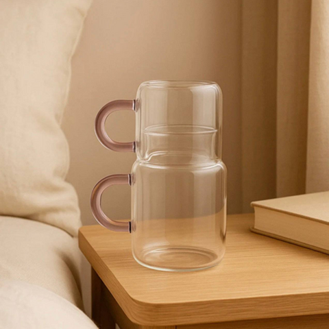 Image of قارورة زجاج بالكوب