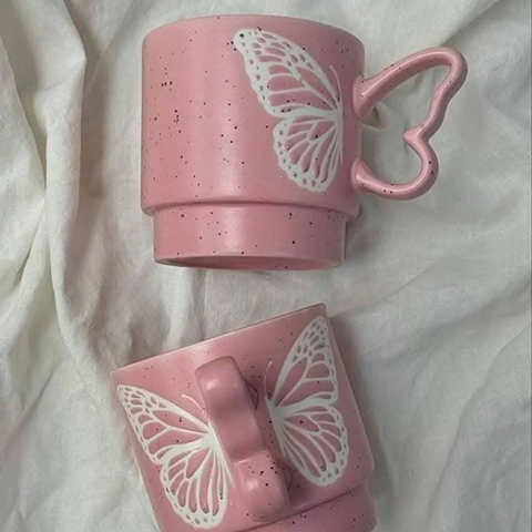 Image of طقم مجات فراشة 4 قطع