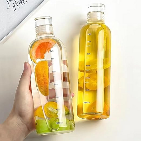 Image of زجاجة مدرجة بالتوقيت من الزجاج