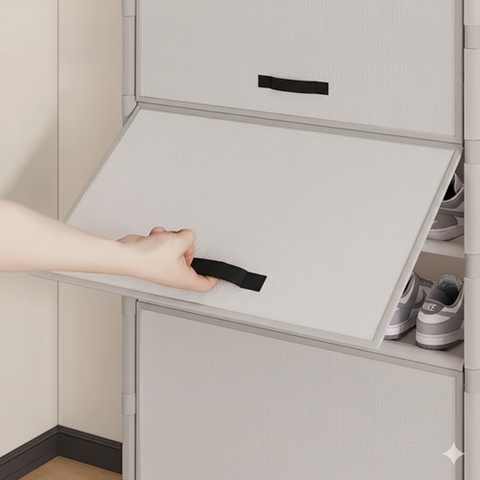 Image of جزامة قماش بقوائم معدن 6 دور