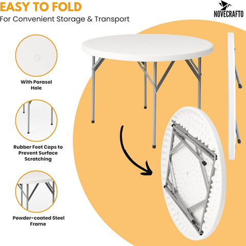 Image of ترابيزة دائرية قابلة للطي