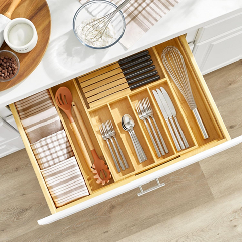 Image of منظم معالق خشبي