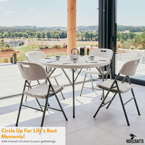 Image of ترابيزة دائرية قابلة للطي