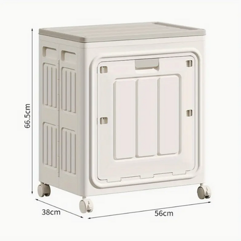 Image of صندوق تخزين بعجل قابل للطي