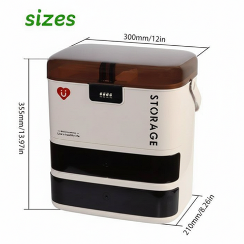 Image of منظم جامبو للأدوية 3 فتحات