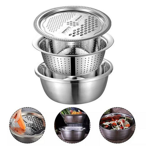 Image of طقم عجان أستانلس 3 قطع