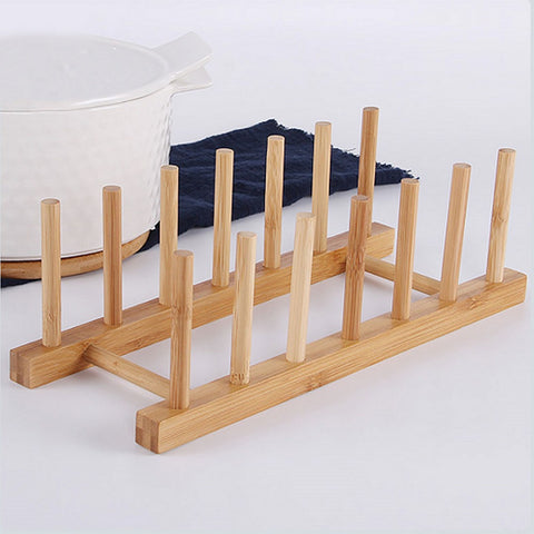 Image of حامل أطباق خشبي