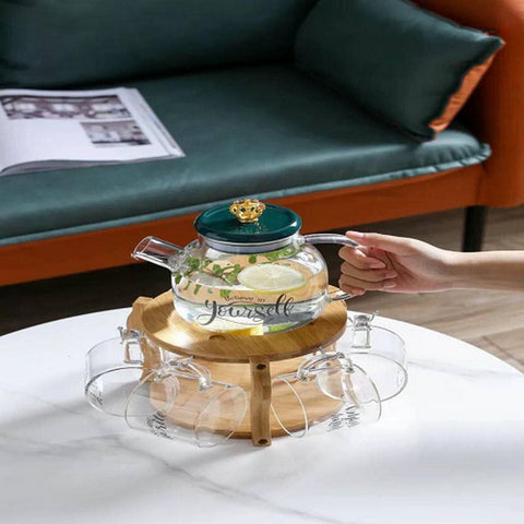 Image of طقم براد بايركس بسخان كهربائي +6 كوب