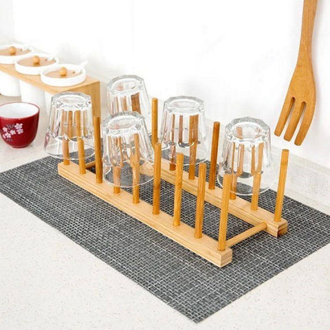 Image of حامل أطباق خشبي