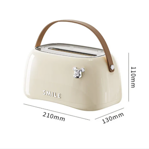 Image of علبة مناديل بيد جلد