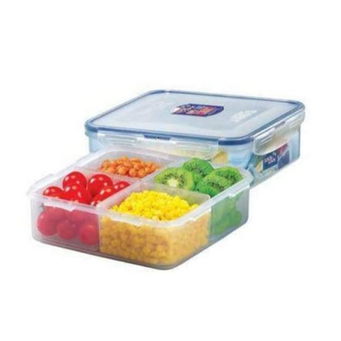 Image of لوك أند لوك حافظة طعام 870 ملى مقسمة