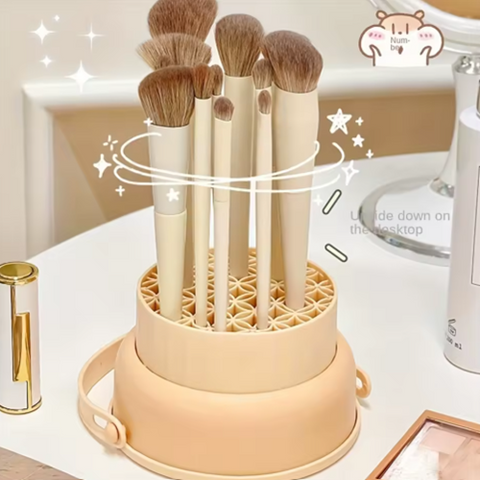 Image of طبق 2 في 1 لتنظيف فرش الميكب