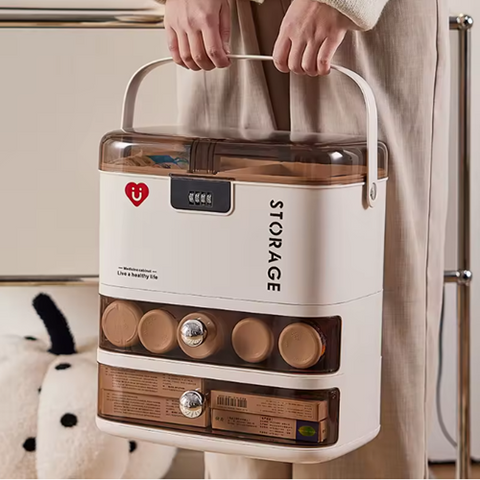 Image of منظم جامبو للأدوية 3 فتحات