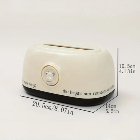 Image of علبة مناديل شكل دبدوب