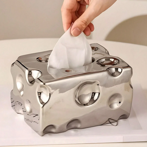 Image of علبة مناديل بورسلين