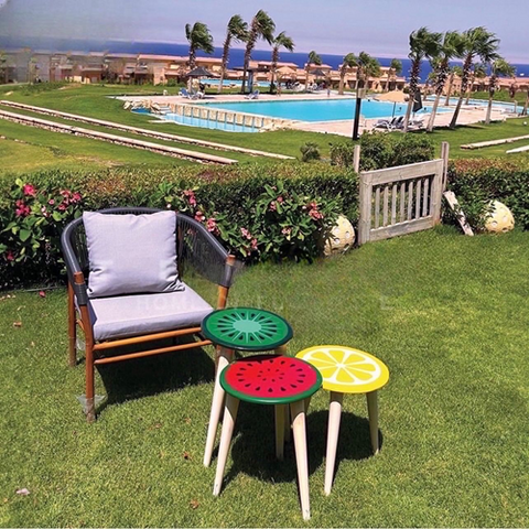 Image of طقم 3 ترابيزة ألوان مختلفة