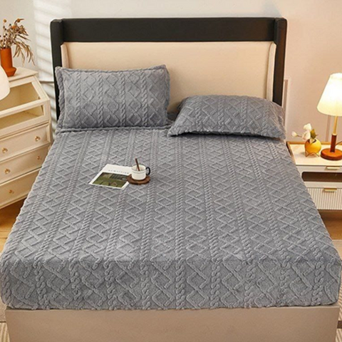 Image of دفاية فرو أستيك + 2 كيس للمخدة