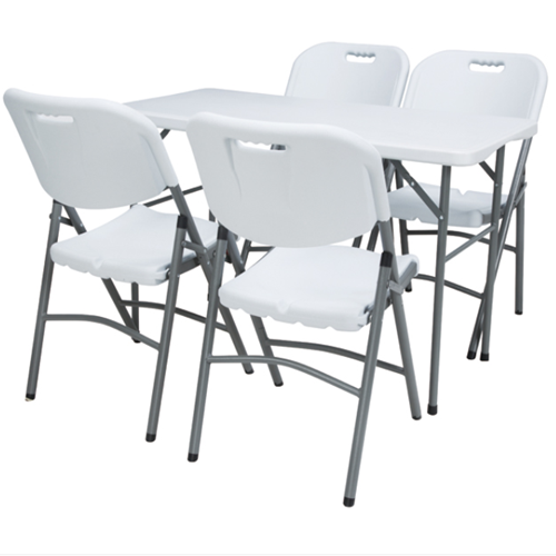 ترابيزة بلاستيك مستطيلة قابلة للطي