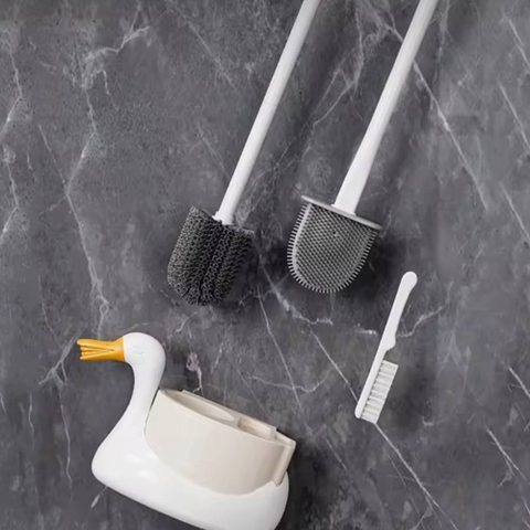 Image of طقم فرش حمام مع حامل شكل بطة
