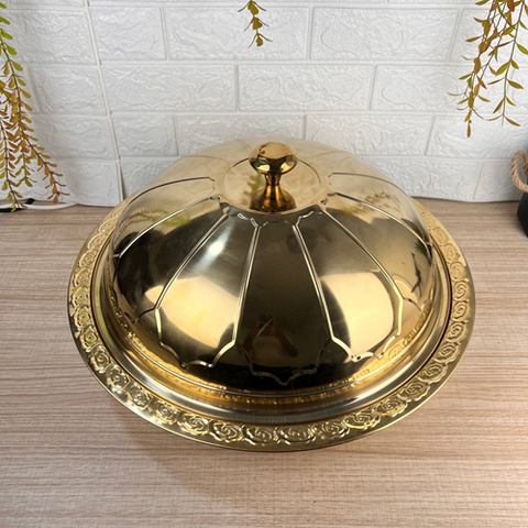 Image of صينية كبسة بغطاء دهبي