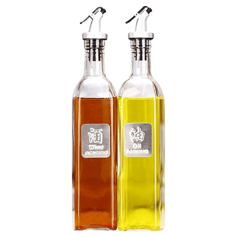 Image of طقم زياتة زجاج 2 قطعة