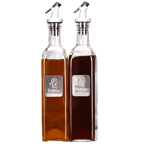 Image of طقم زياتة زجاج 2 قطعة