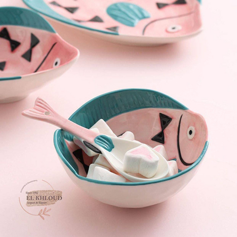 Image of طقم عشاء شكل سمك 24 قطعة