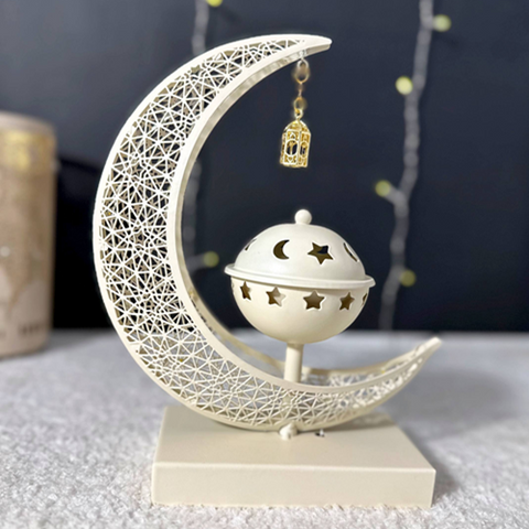 Image of مبخرة هلال باللون الأبيض