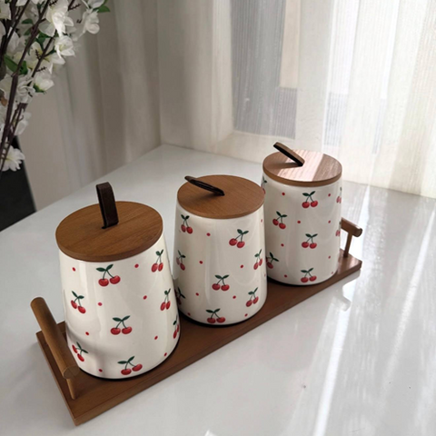 Image of طقم برطمانات بتصميم كريز 3 قطع