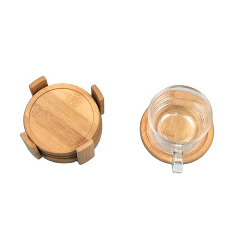 Image of طقم كوستر خشب 6 قطع