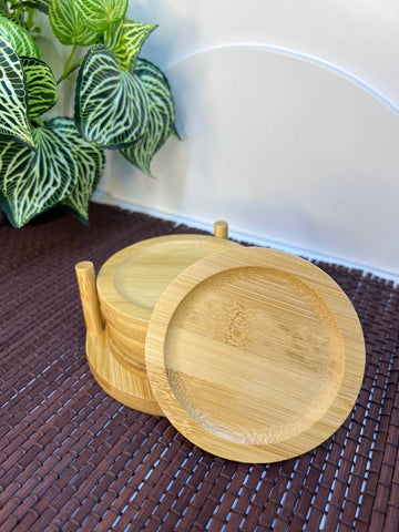 Image of طقم كوستر خشب 6 قطع