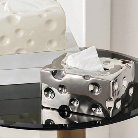 Image of علبة مناديل بورسلين