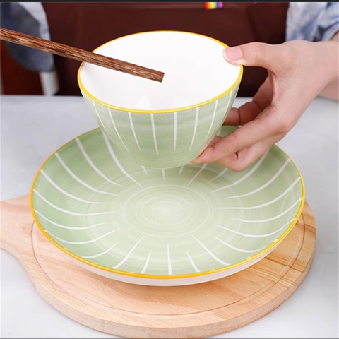 Image of طقم أطباق بورسلين 6 قطع