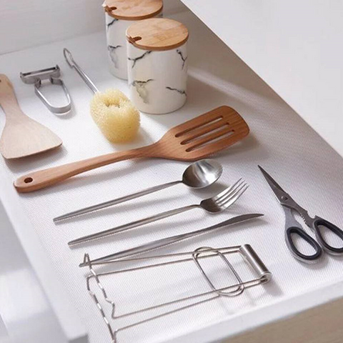 Image of رول سيليكون أبيض للأدراج