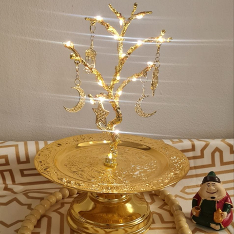 Image of تمرية مضيئة شكل شجرة