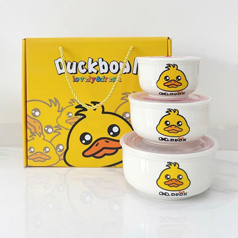 Image of طقم علب ثلاجة بورسلين 3 قطع