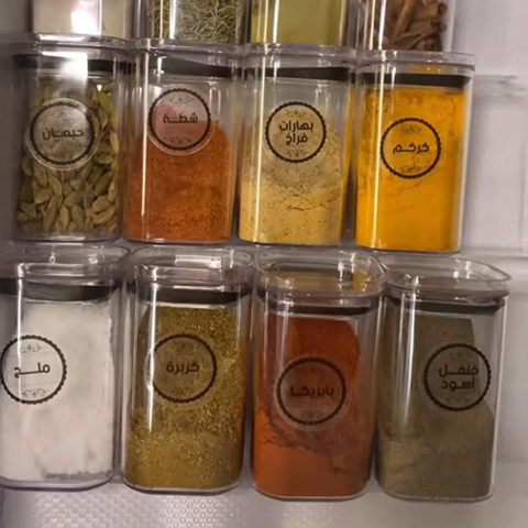 Image of طقم برطمانات أكليريك 12 قطعة