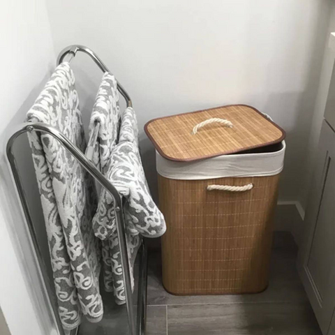 Image of سبت تخزين خشب للملابس